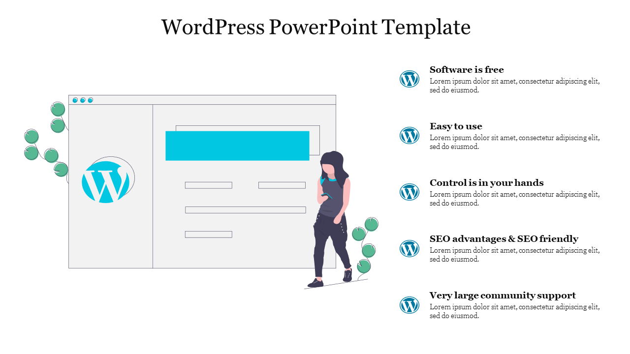 WordPress PowerPoint Template